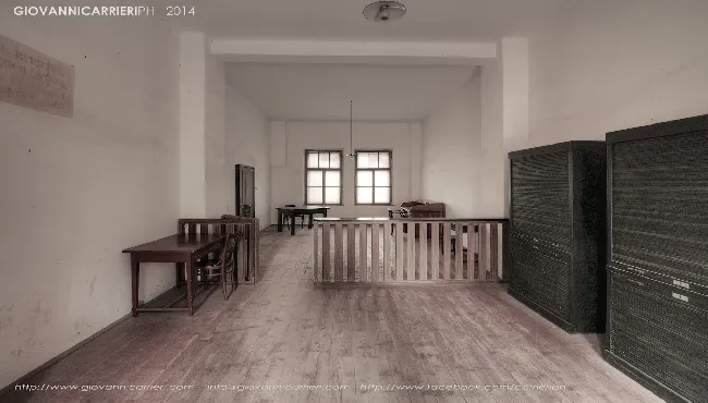 The guardhouse where the interrogations were held and censored mail - Theresienstadt