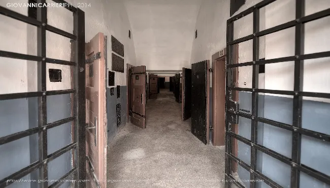 The entrance of the isolation cells - Theresienstadt