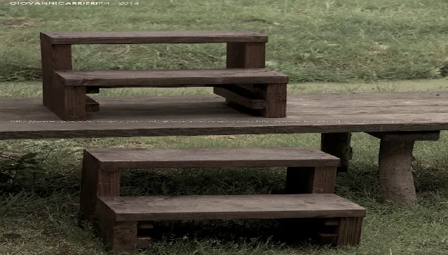 The steps of the scaffold - Theresienstadt