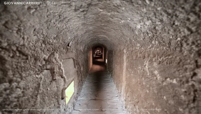 The tunnel that led the scaffold by the blocks A and B - Theresienstadt