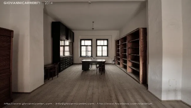 The warehouse of the clothes, the prisoners were forced to undress and wear uniforms discarded defeated armies. Theresienstadt