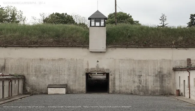 The watchtower of the fourth courtyard - Theresienstadt