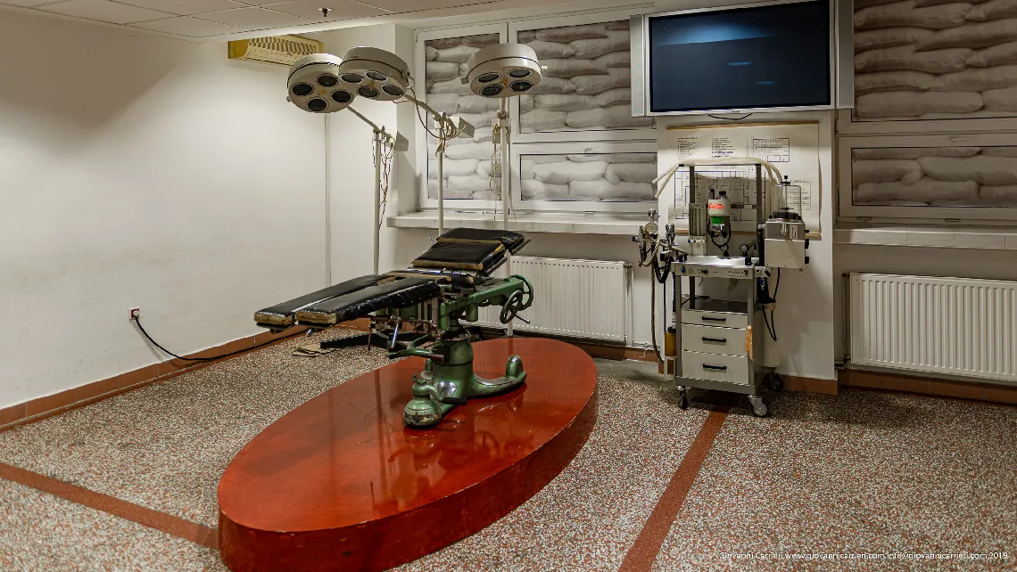 Il tavolo operatorio dell'ospedale di Vukovar