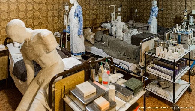 Scenes of everyday life during the siege of Vukovar hospital