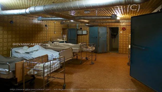 Patients at rest in the hospital in Vukovar