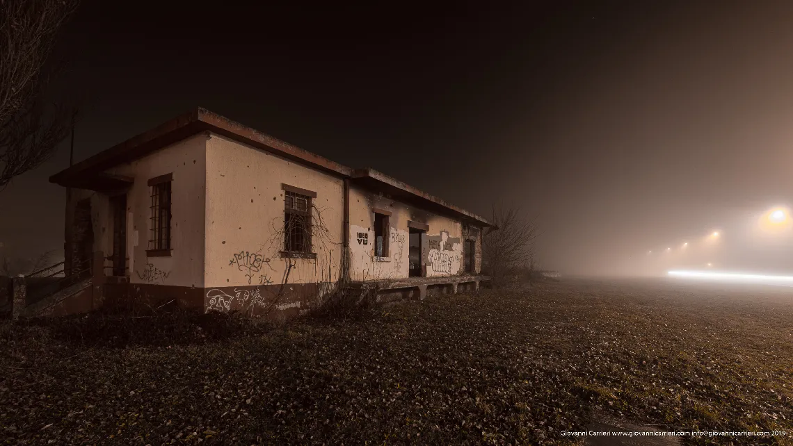 Nei pressi della stazione, tra nebbia e distruzione - Vukovar