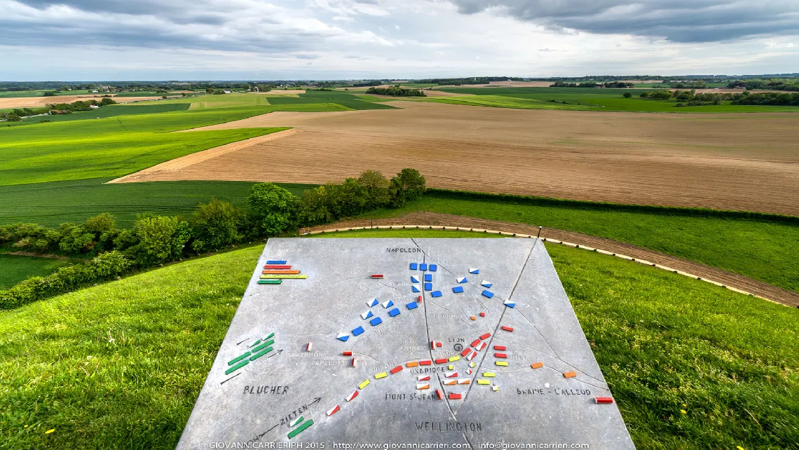 Il campo di Battaglia di Waterloo oggi