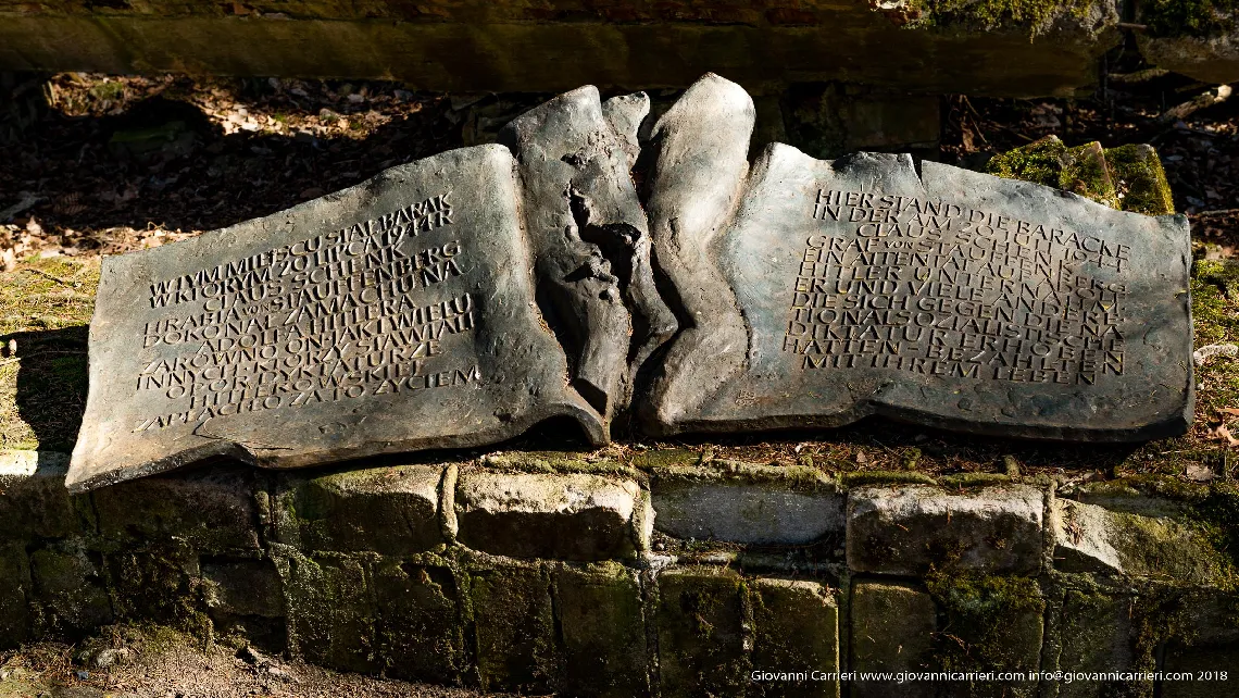 Gravestone in memory of the attack by Claus Schenk von Stauffenberg