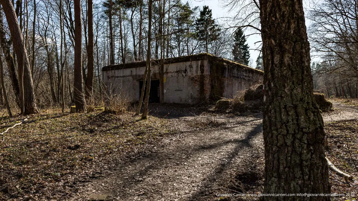 The garage of the complex - Wolfsschanze