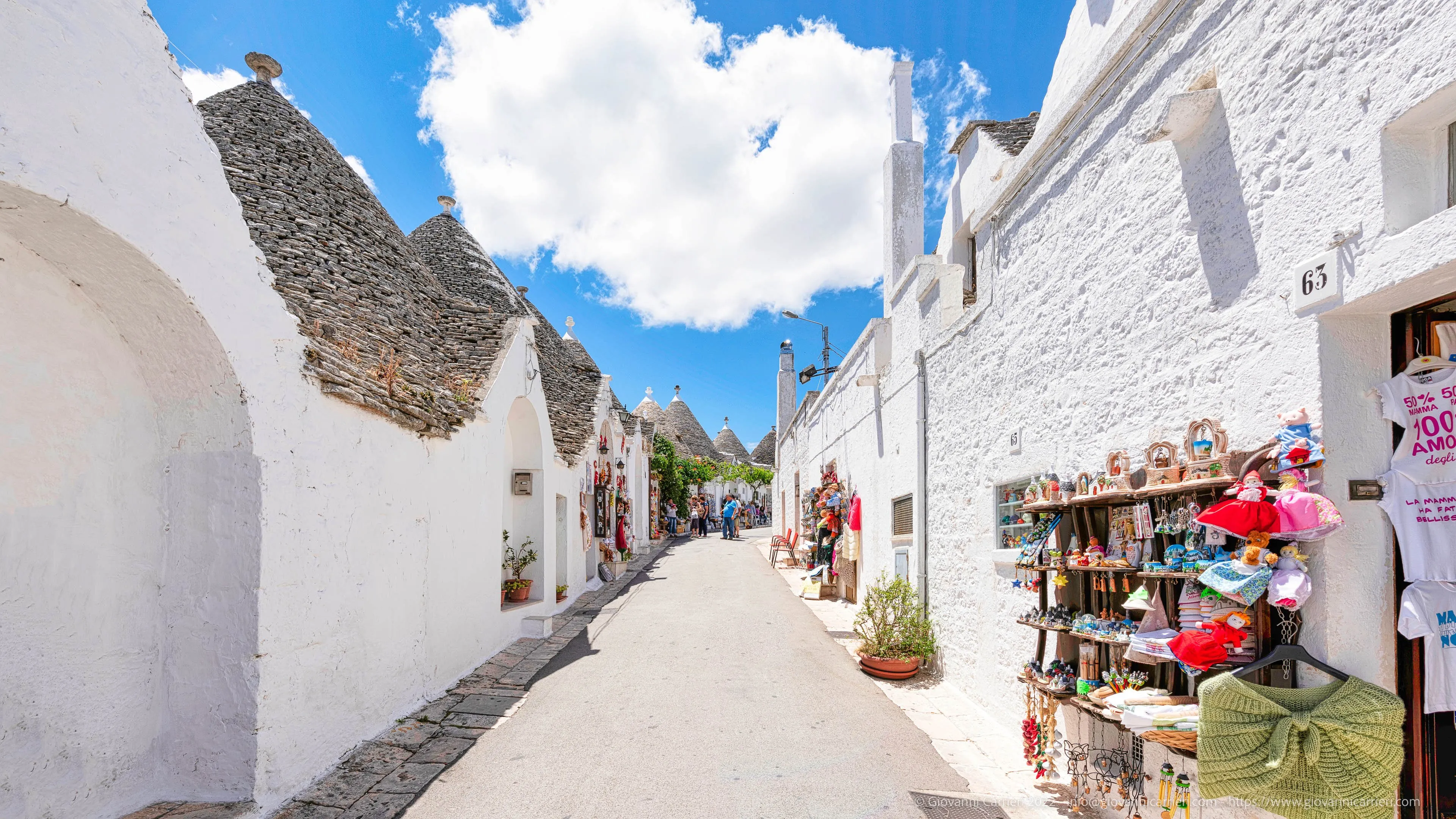 I negozi nel centro storico