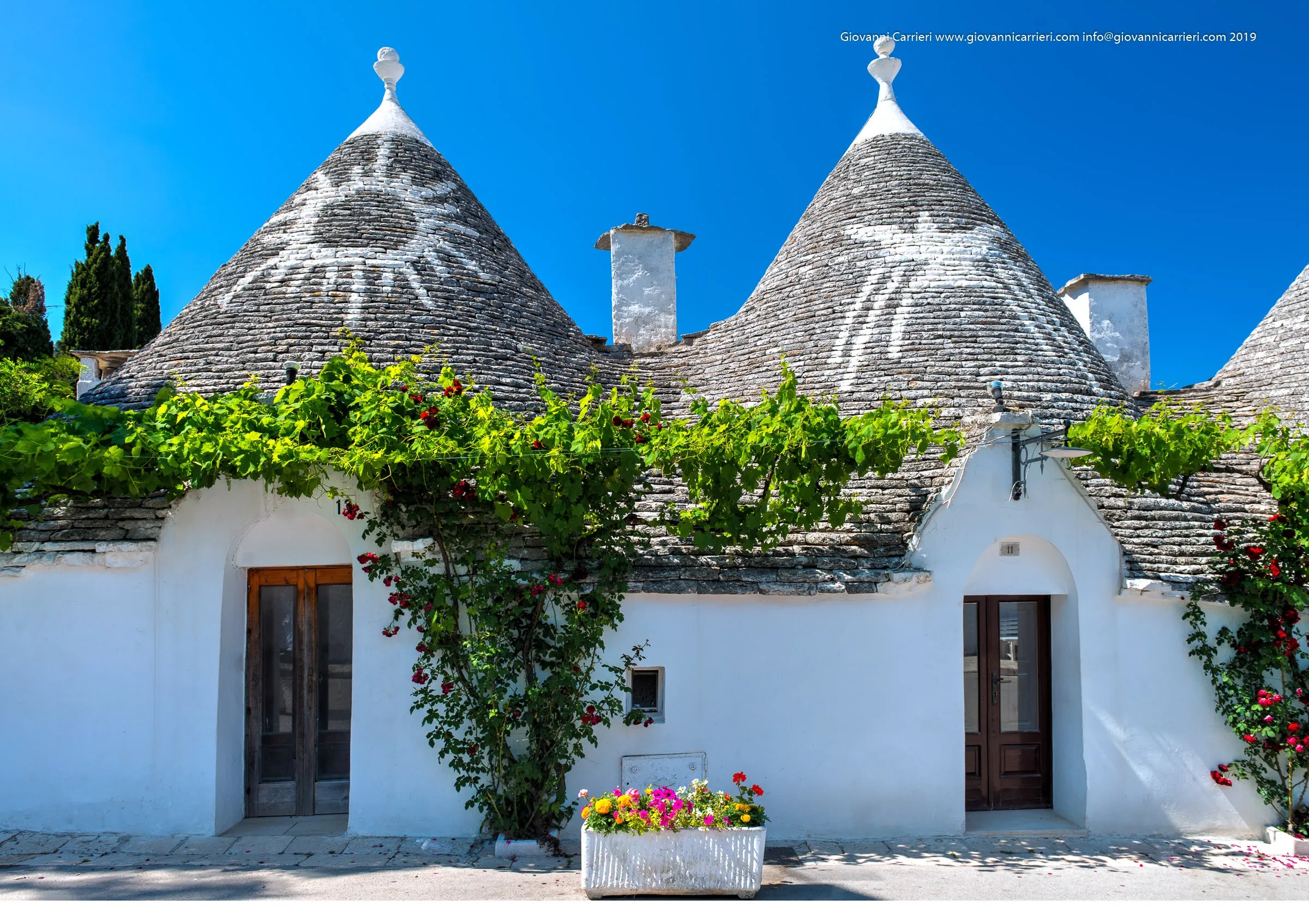 Alberobello, trulli del rione Monti