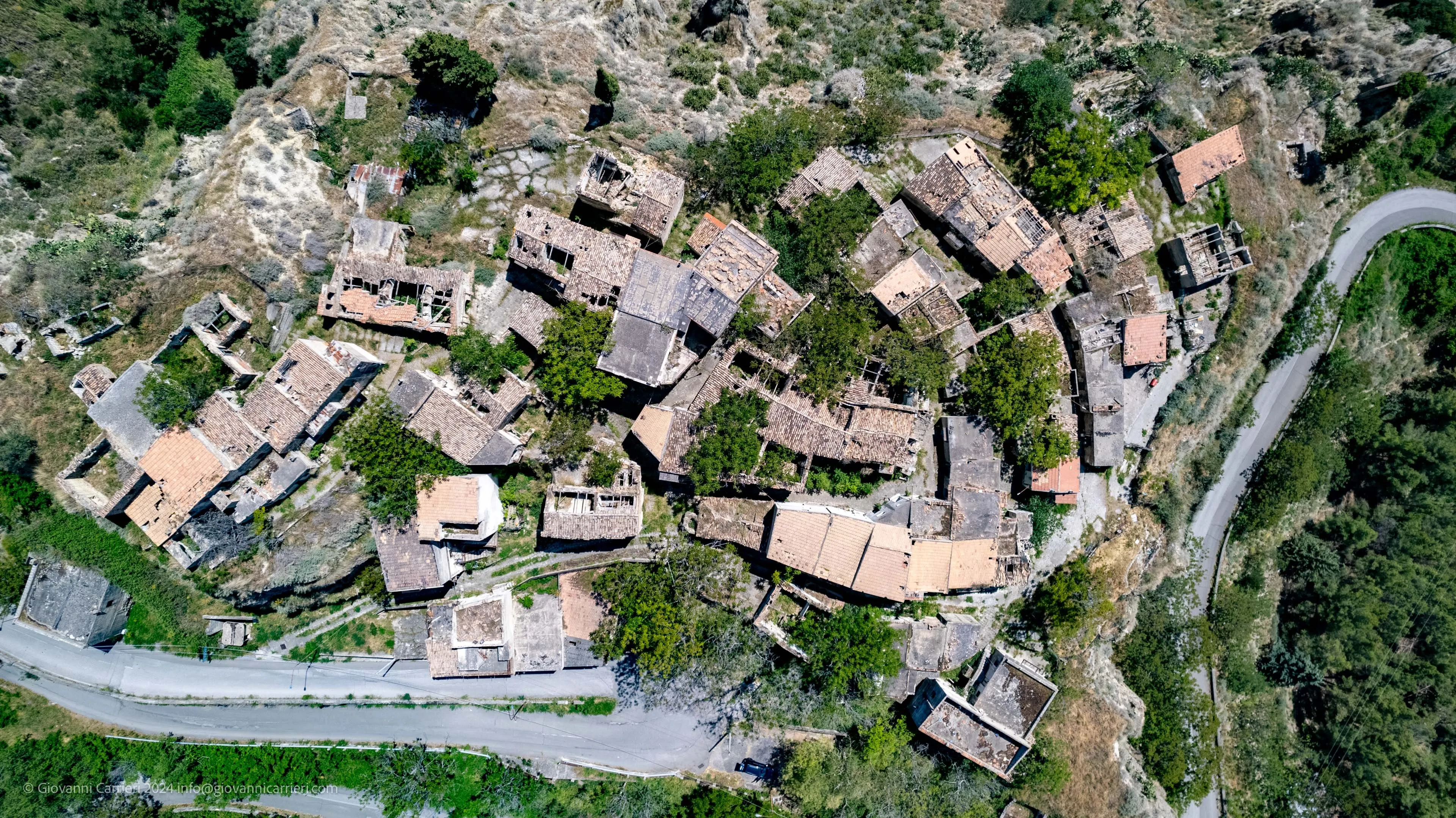 Vista aerea di Alianello