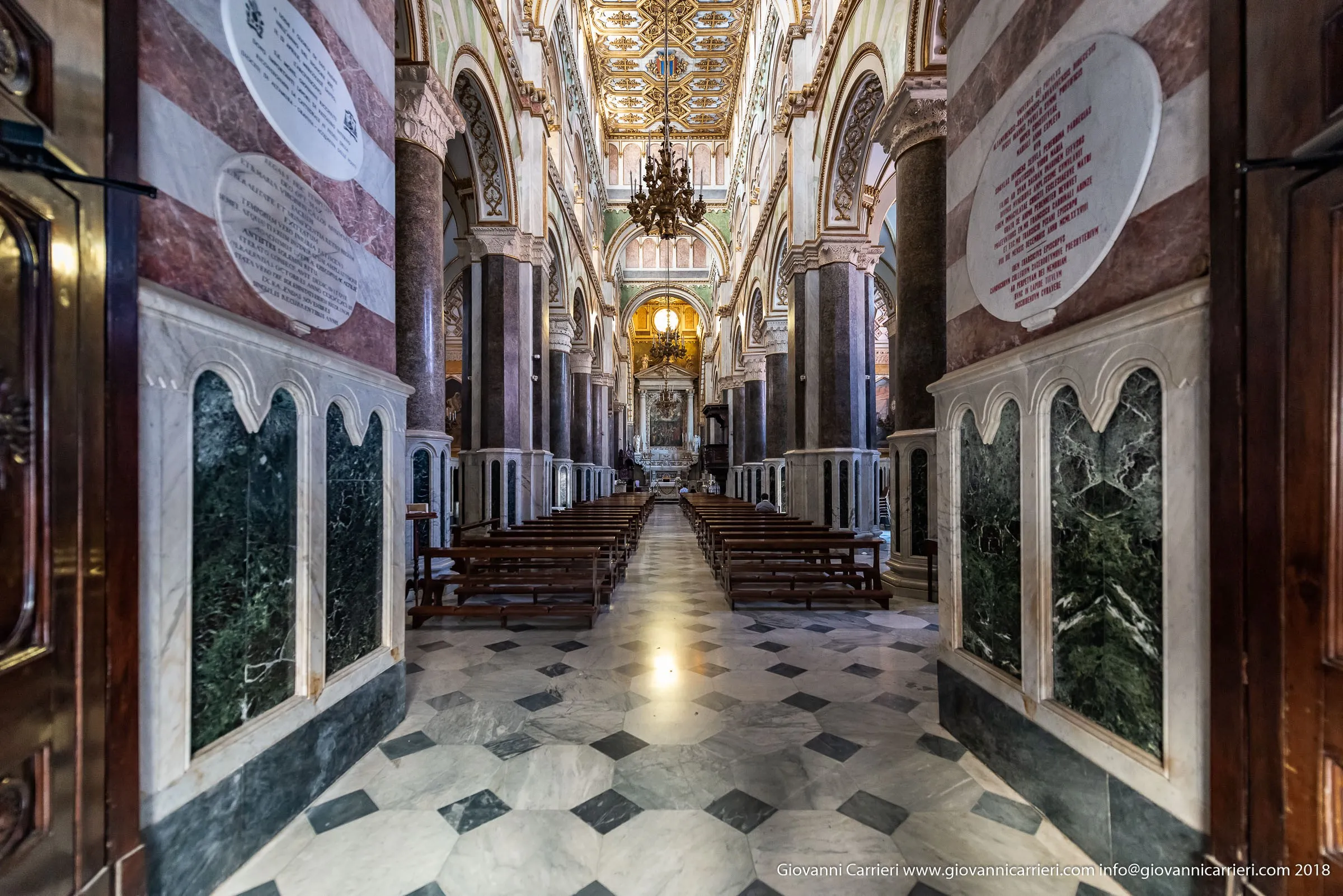 The entrance to the Cathedral of Altamura