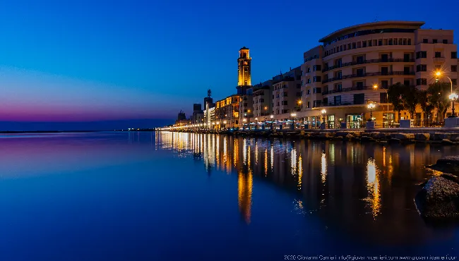 Il lungomare di Bari