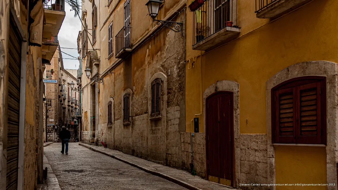 Bari old town street