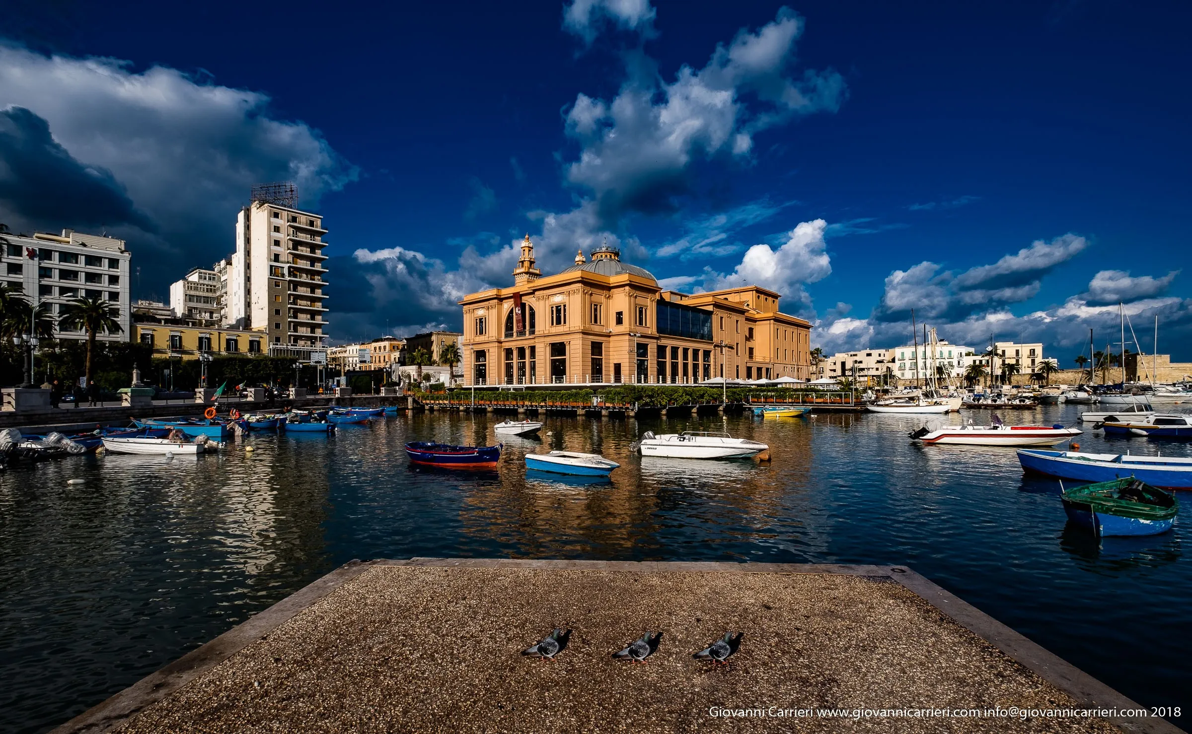 Panoramic view of the Margherita Theater