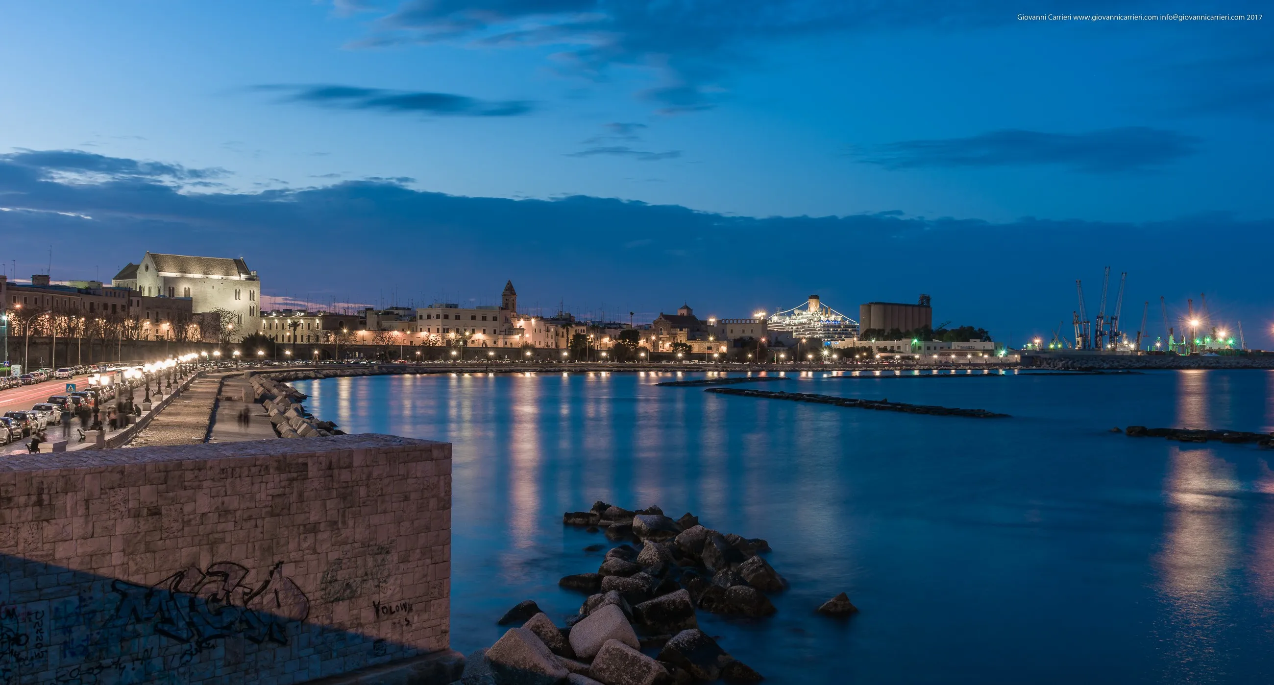 Panoramica dal molo di Sant'Antonio