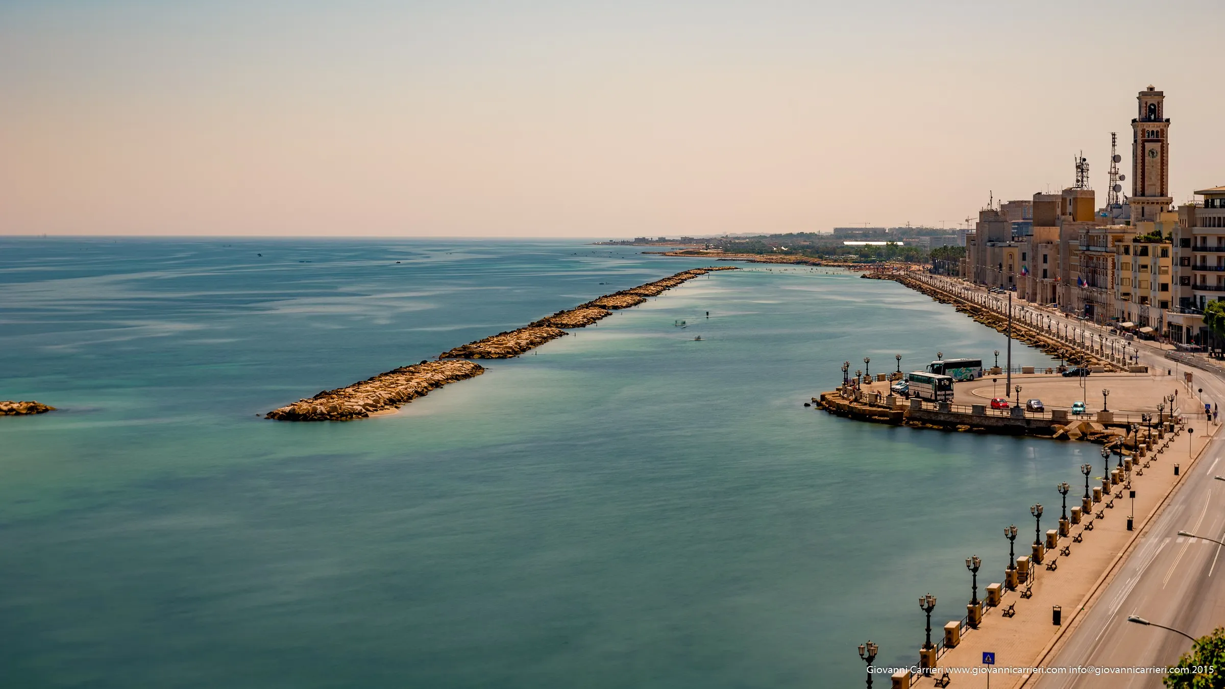 Il lungomare di Bari