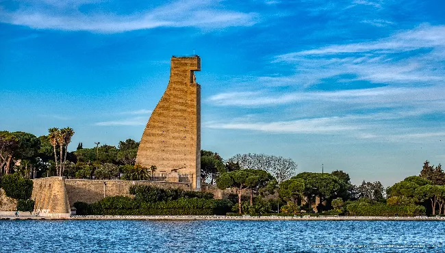 View of the Monument to the Italian Sailor, Brindisi