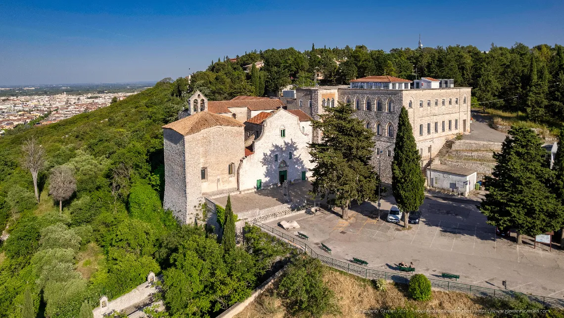 Vista aerea del Santuario di S. Maria degli Angeli