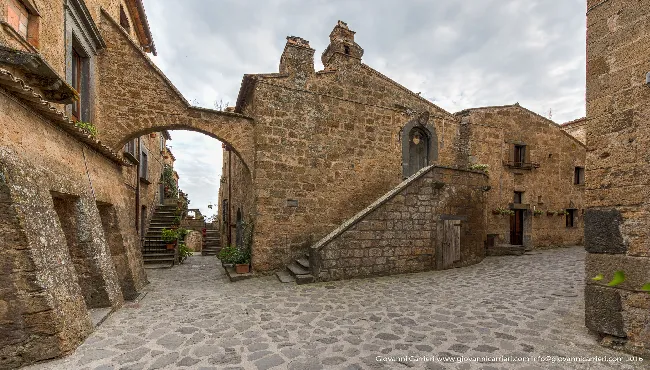 Ancient buildings in Civita di Bagnoregio