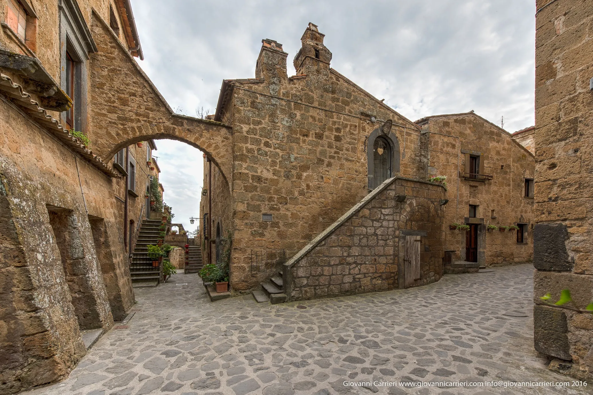 Ancient buildings in Civita di Bagnoregio