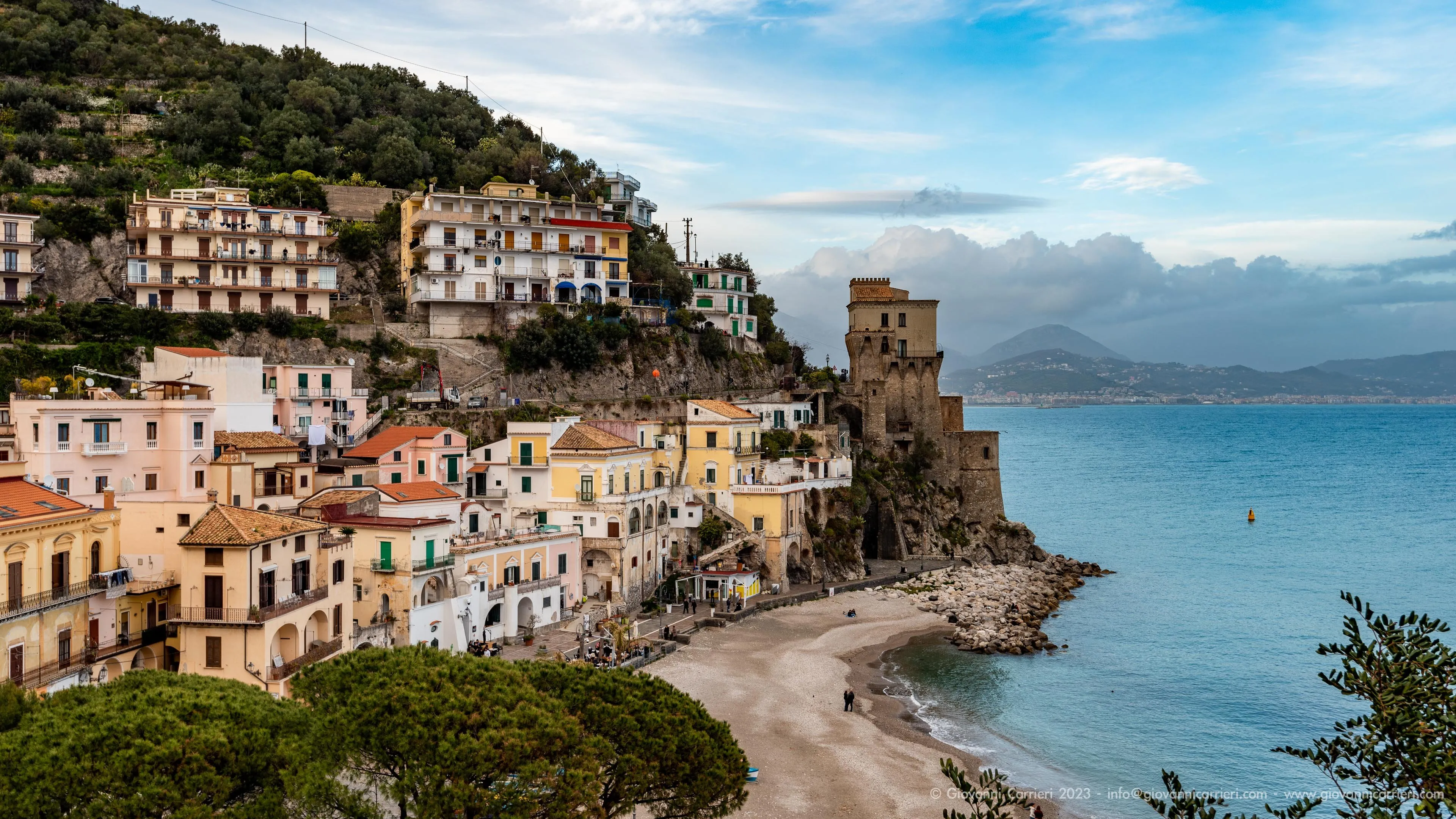 Il panorama di Cetara