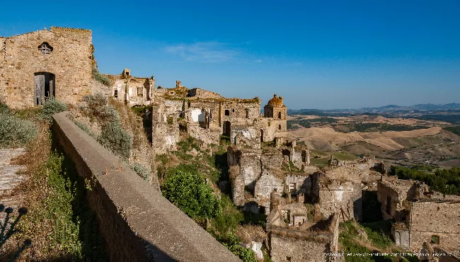 Le rovine di Craco vecchia