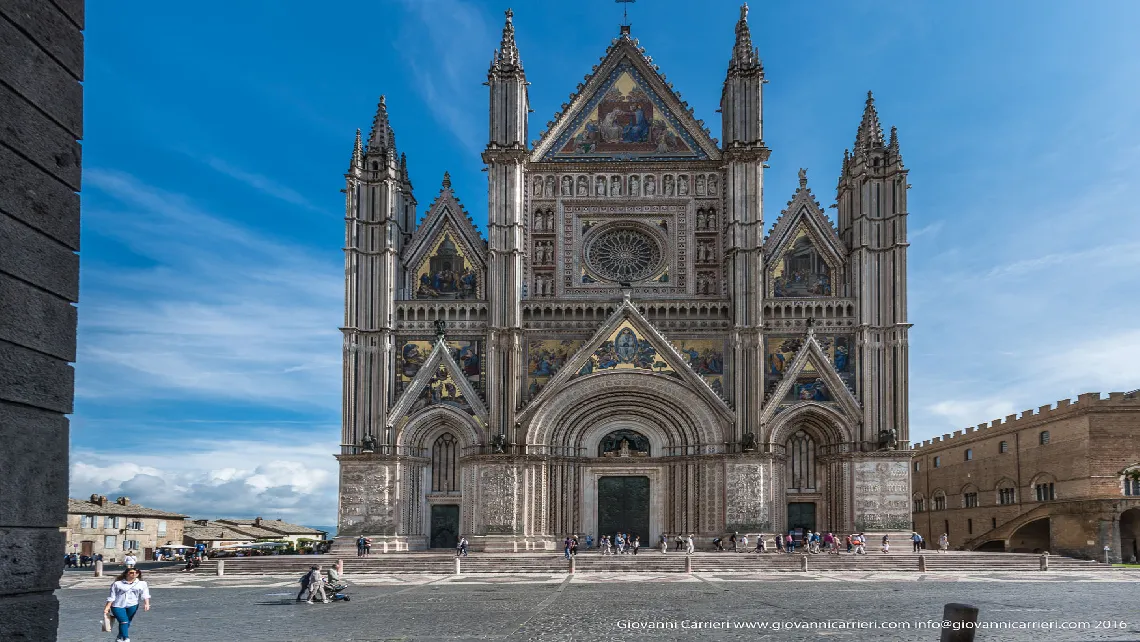 Cathedral of Orvieto, front view