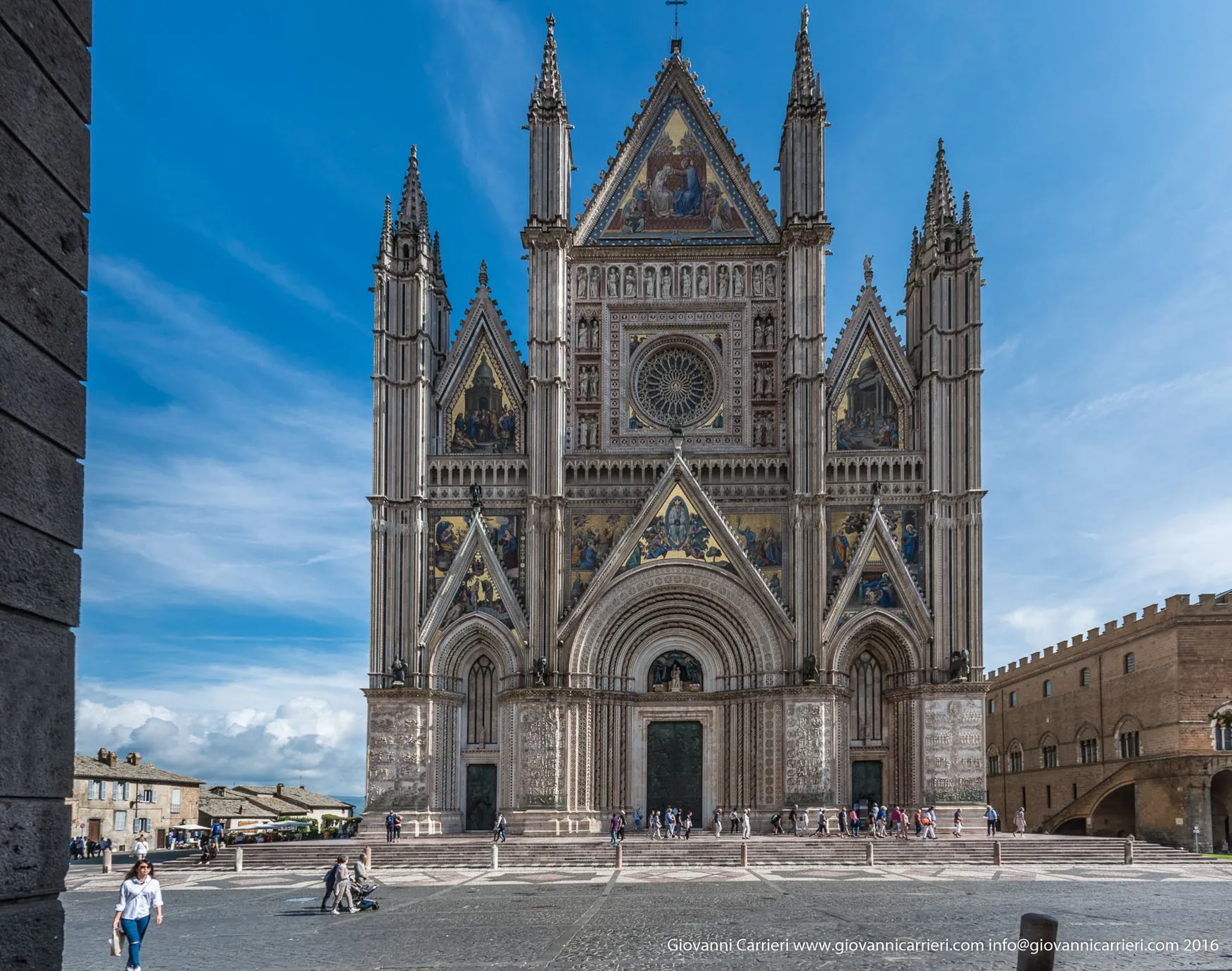Il Duomo di Orvieto, vista frontale