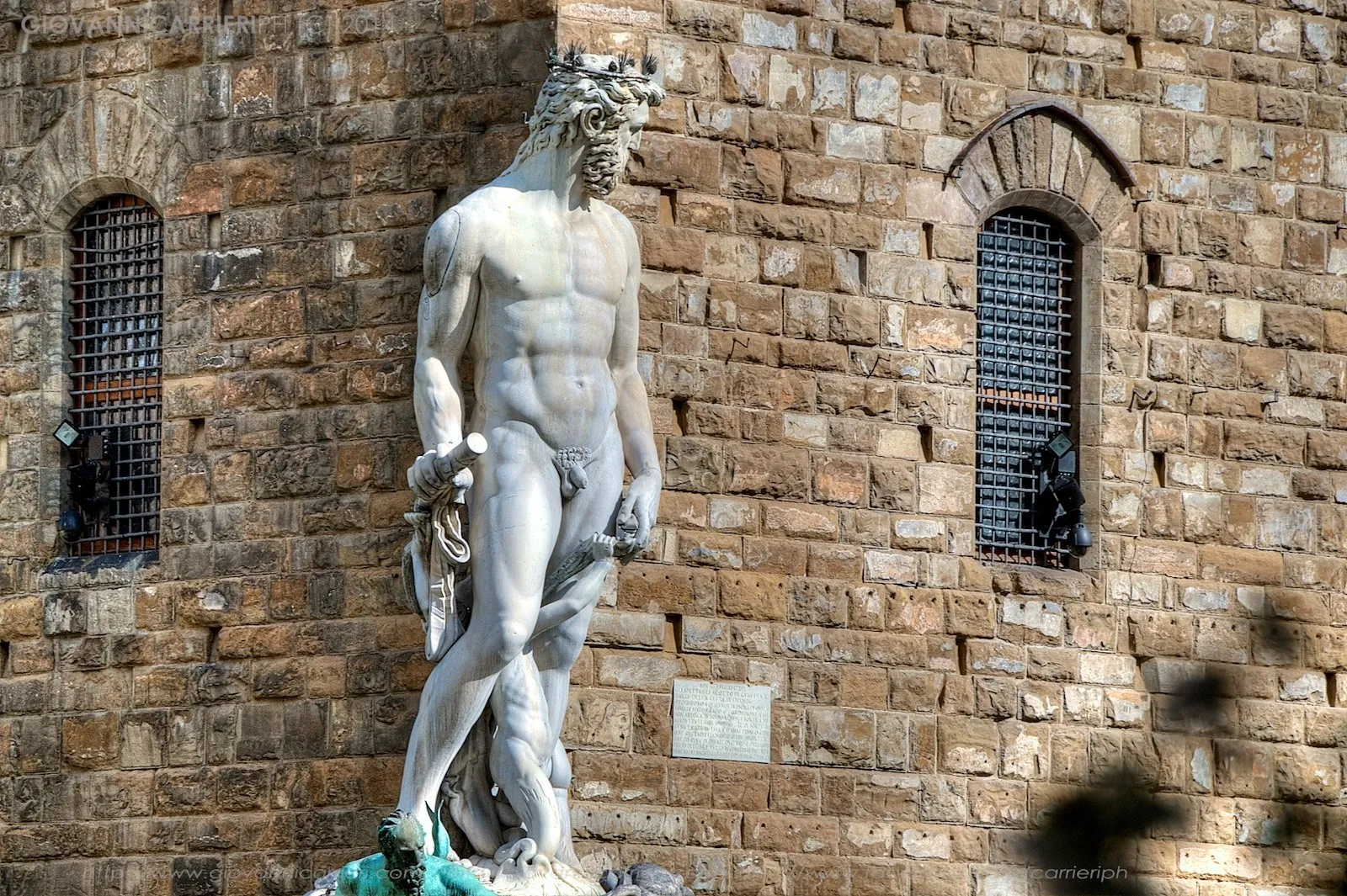 Particolare della fontana del Nettuno - Firenze