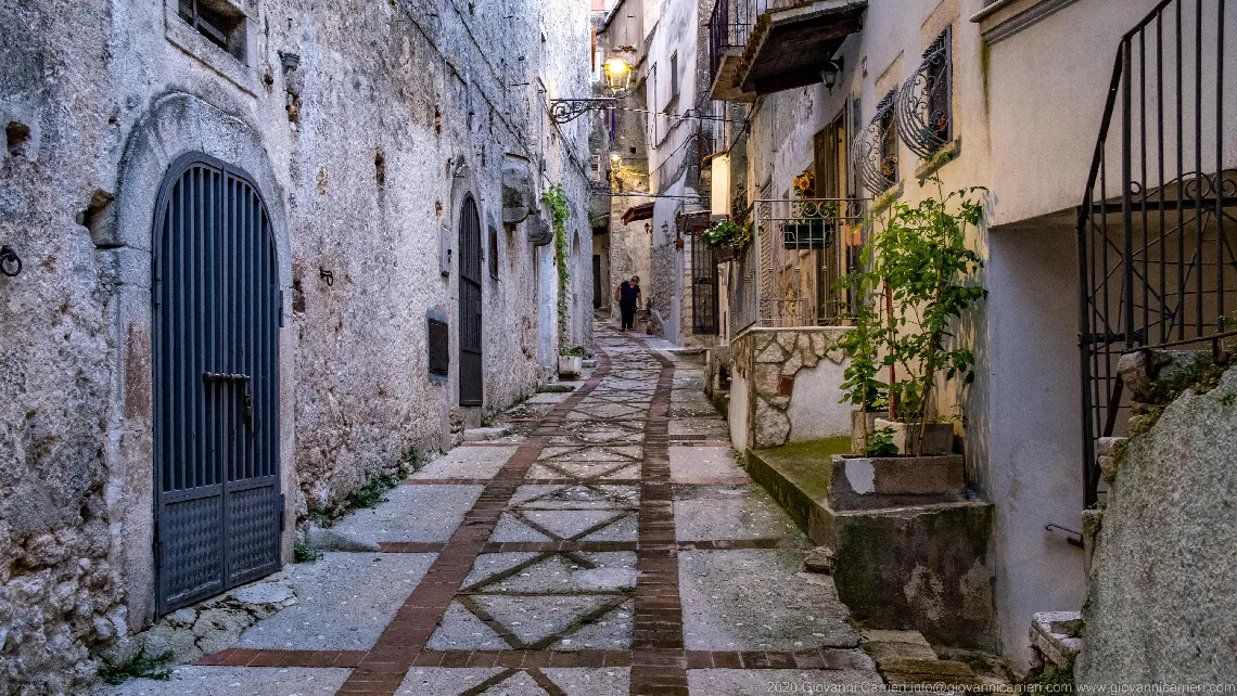 The small streets of the historical center