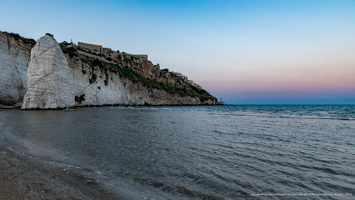 La spiaggia di Vieste