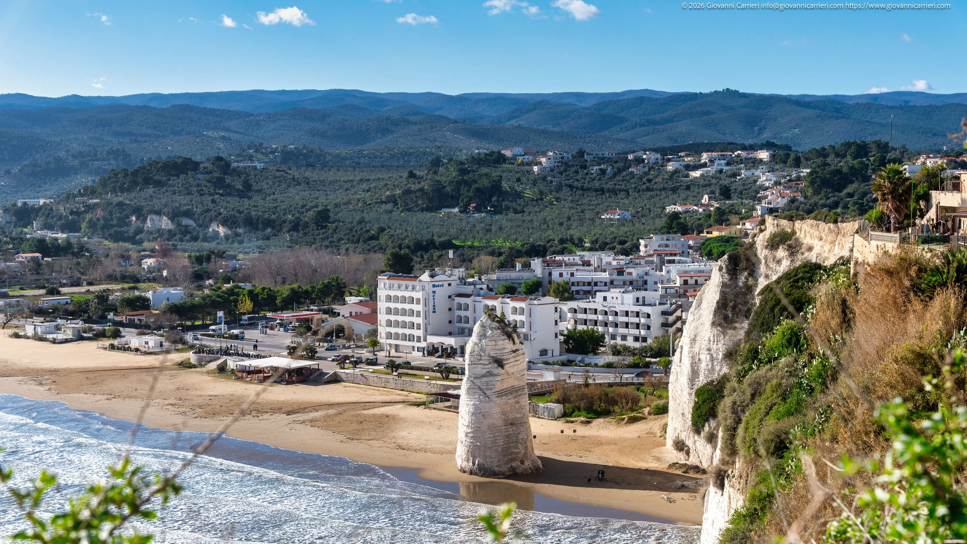 Pizzomunno from Vieste Castle