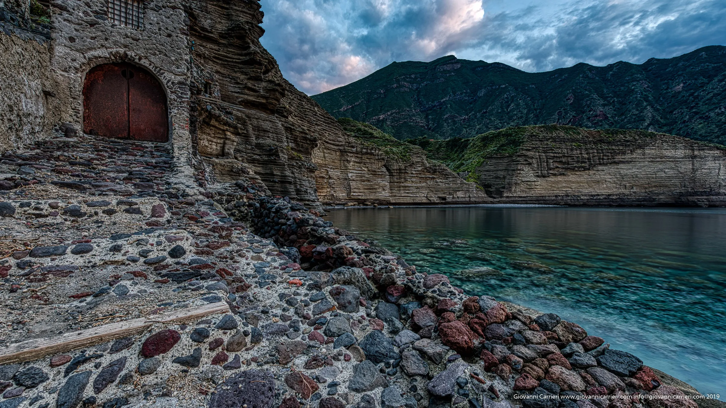 Ancient warehouses for fishermen of Pollara