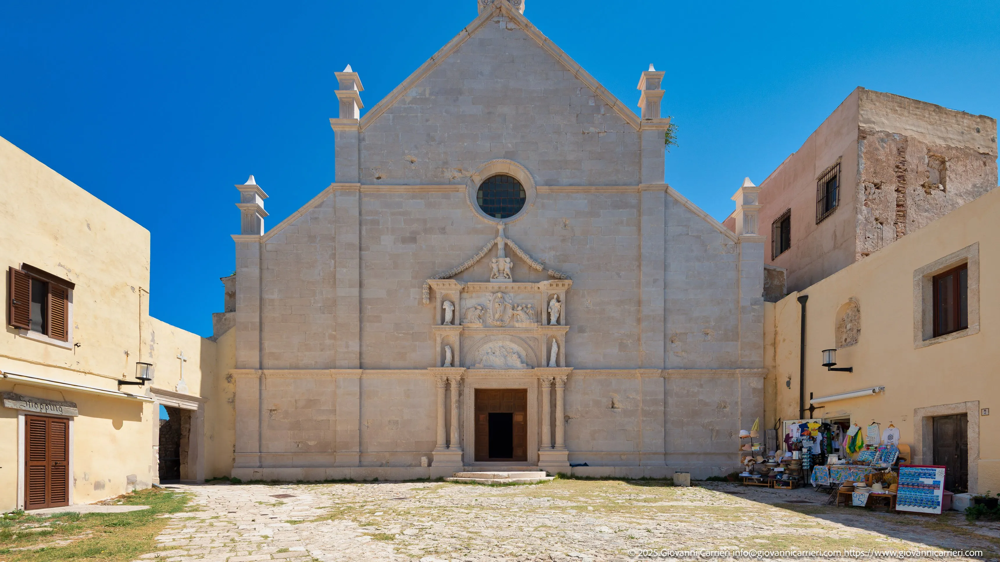 Facade of the Sanctuary of Santa Maria a Mare – San Nicola, Tremiti Islands
