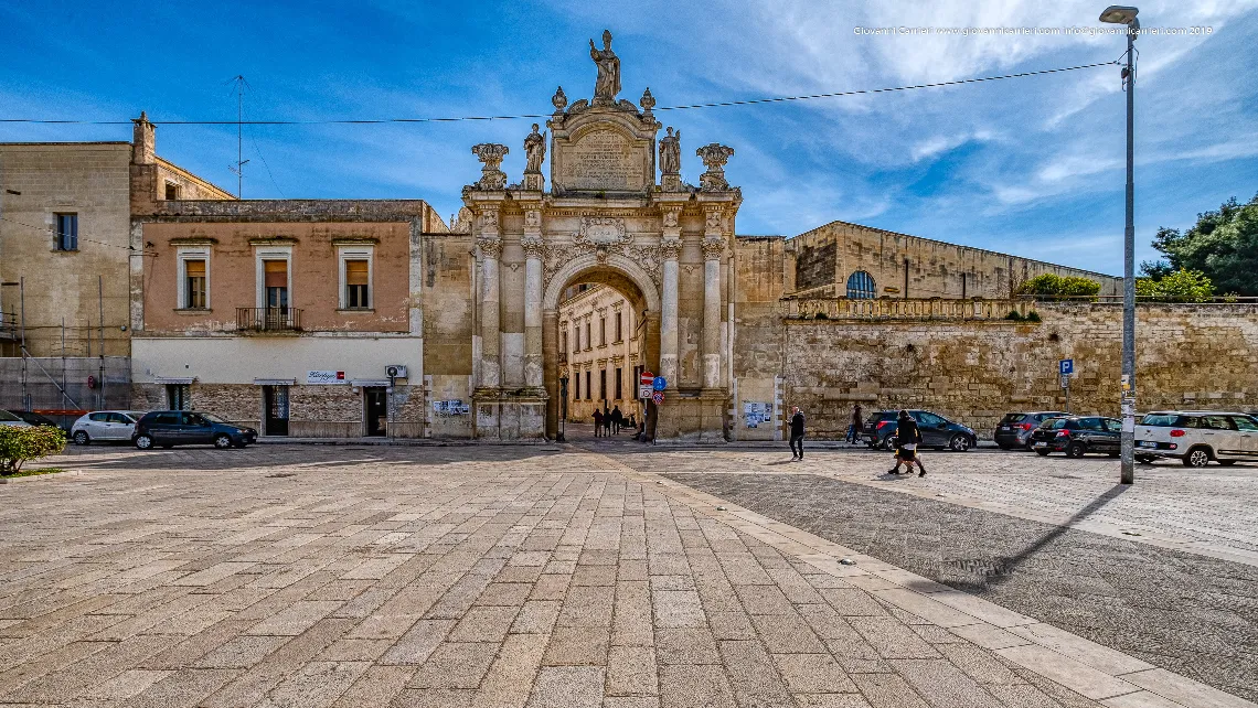 Porta Rudiae, the oldest of the gates of Lecce