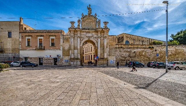 Porta Rudiae, the oldest of the gates of Lecce