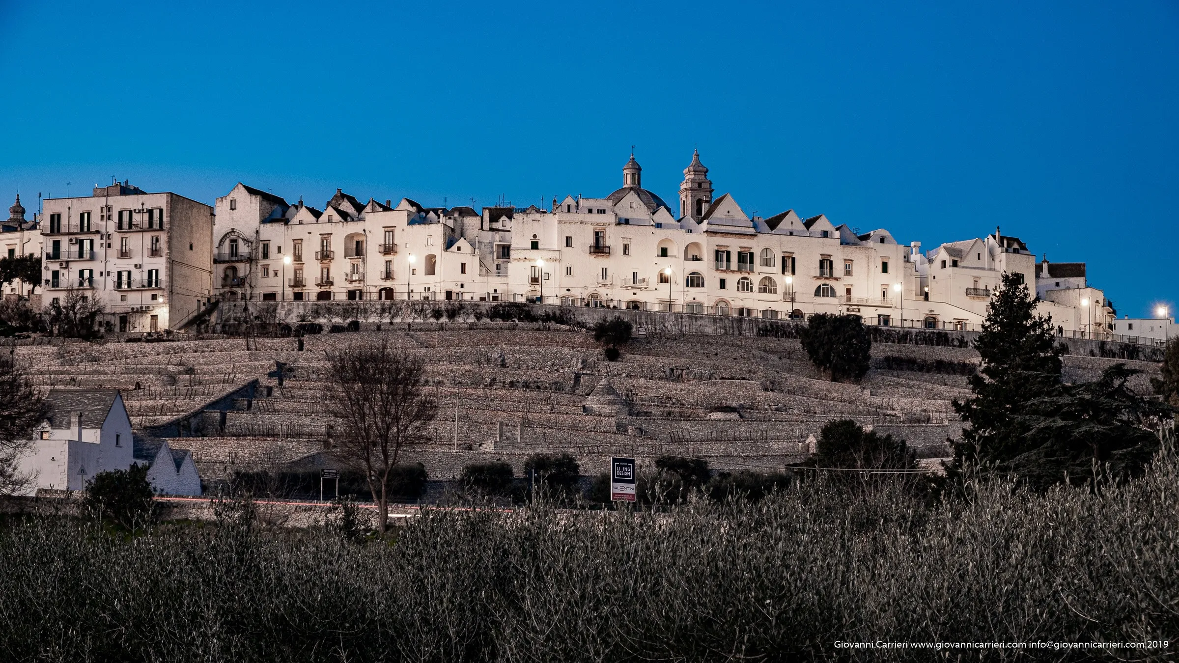 Vista panoramica su Locorotondo