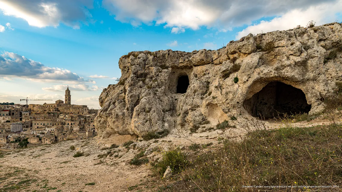 Matera e le grotte della gravina