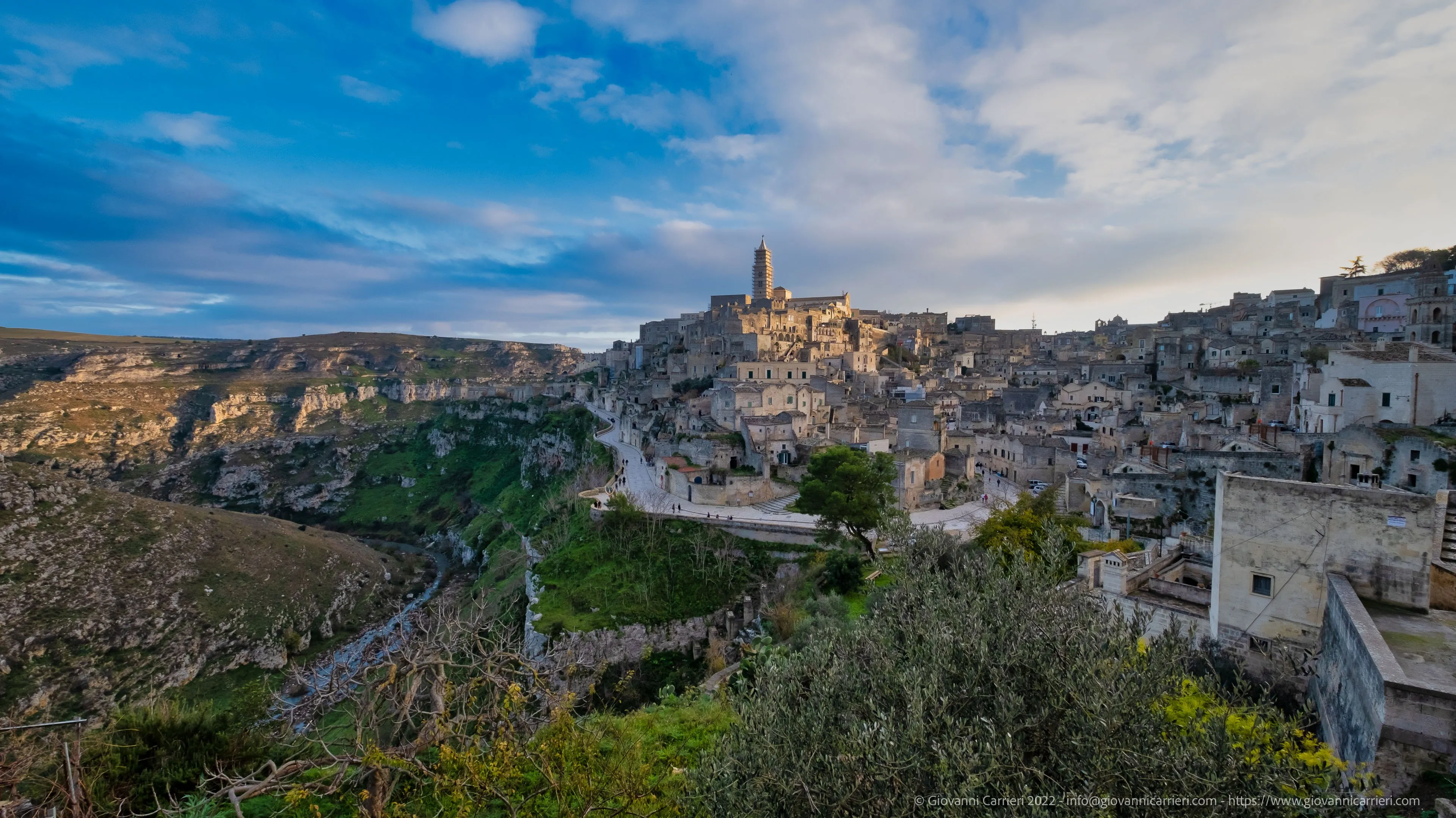 Il centro storico di Matera