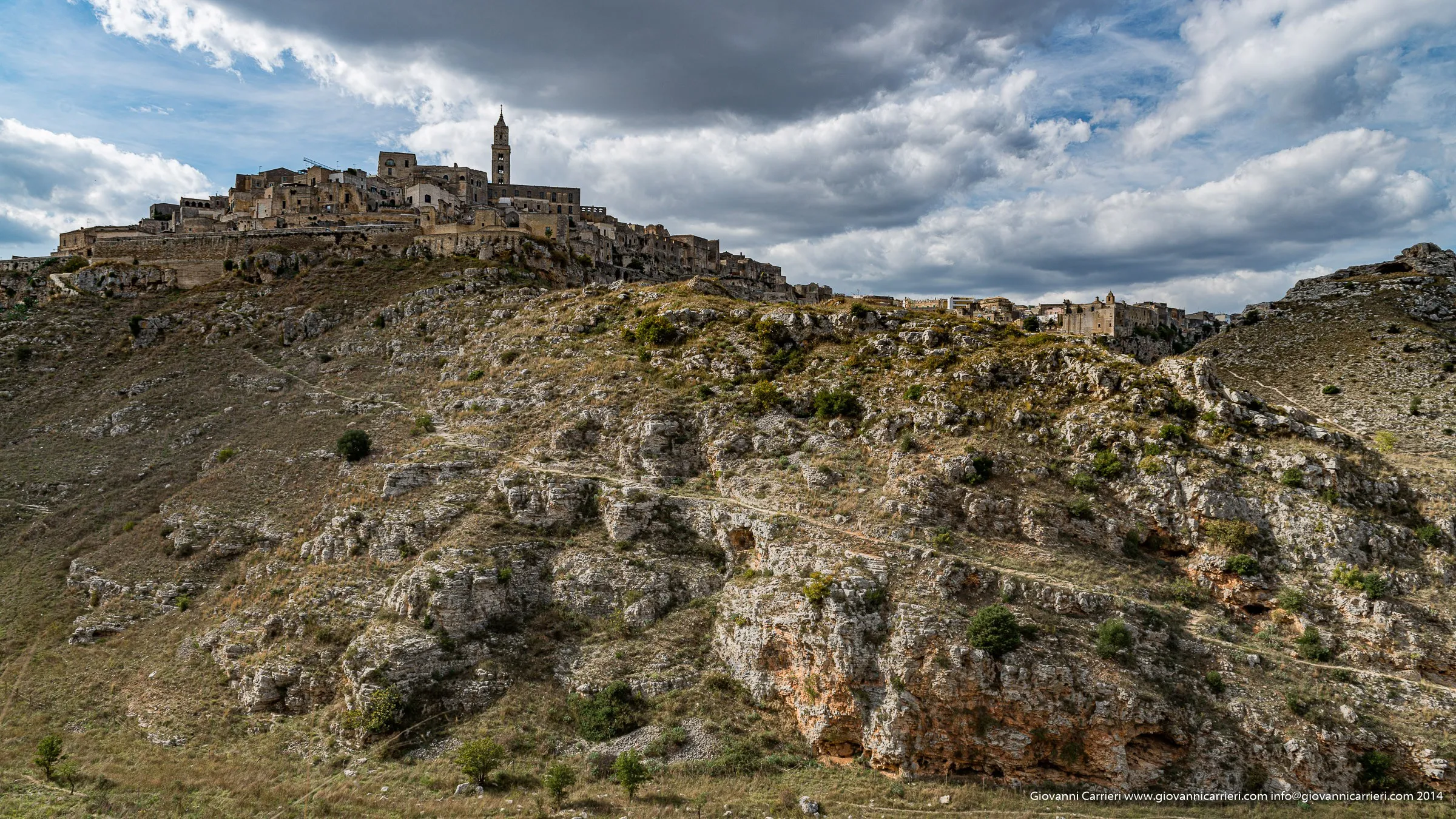 The historical center of Matera