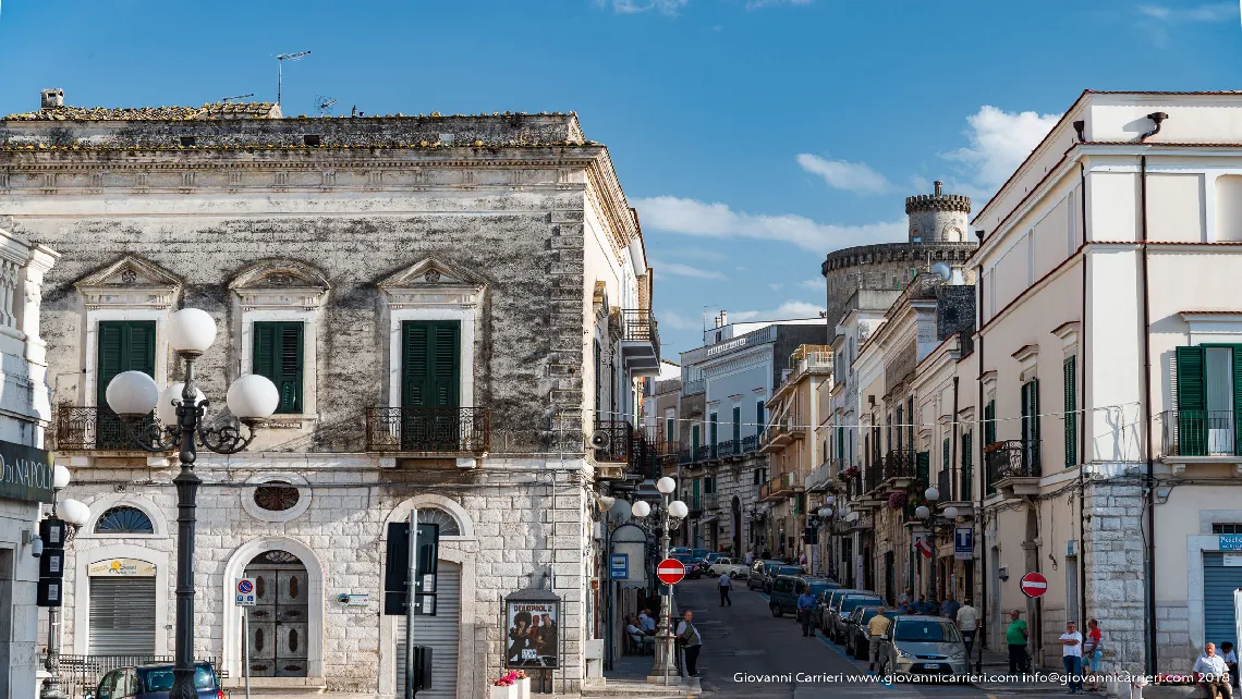 Matteotti street in Minervino Murge