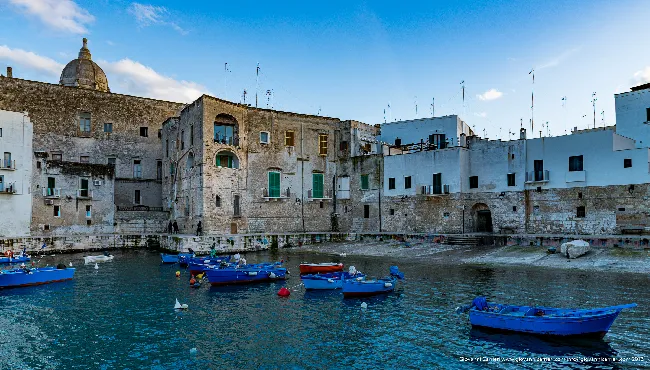 A view at the harbor of Monopoli