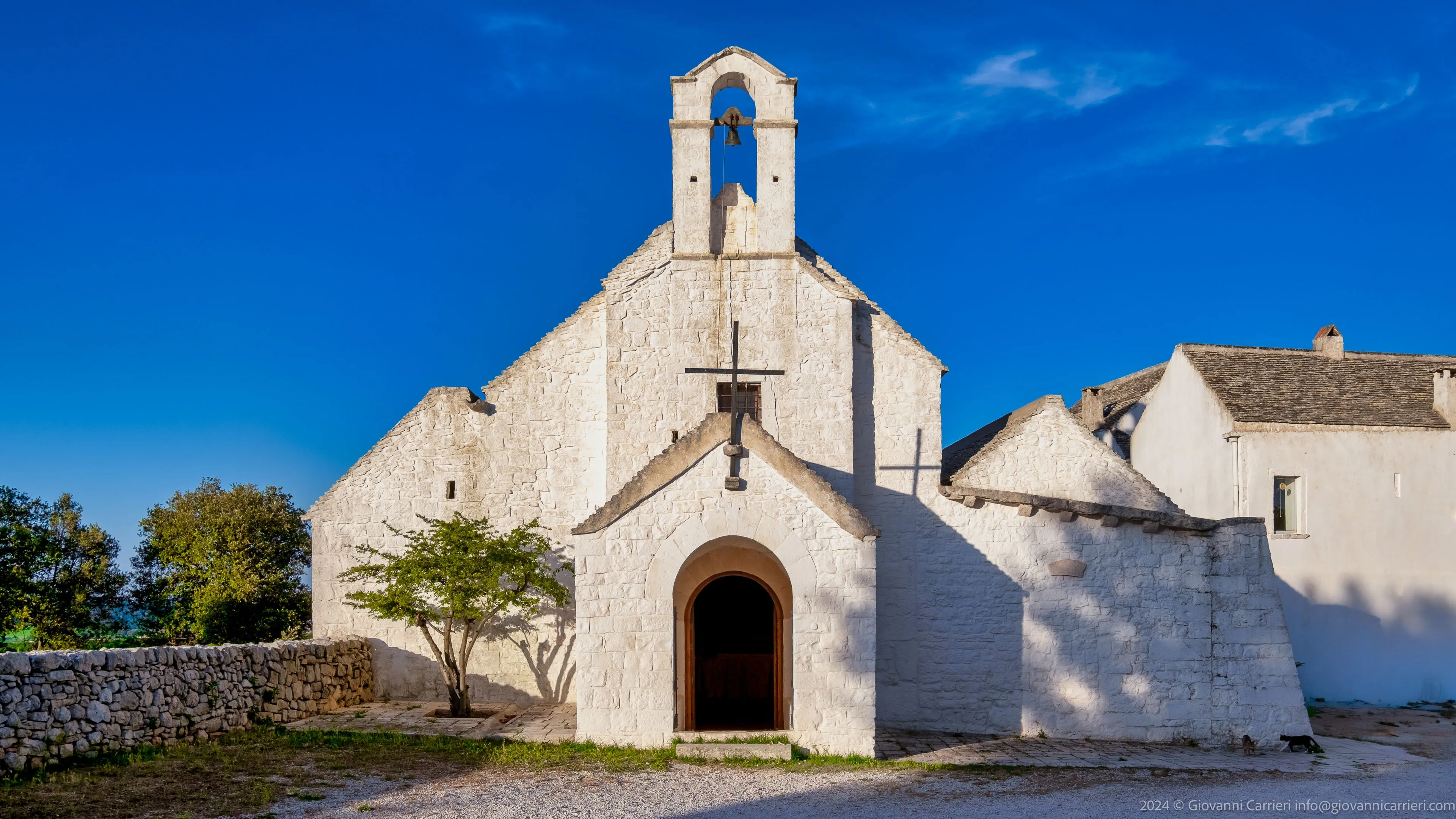 The facade of the Church of Santa Maria del Barsento