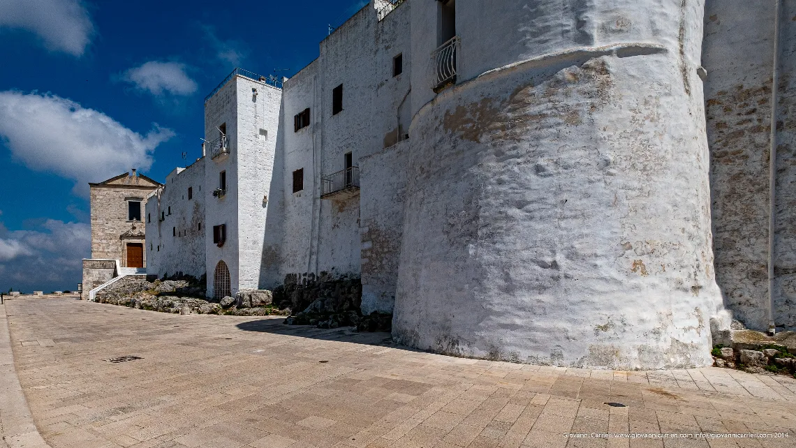 The walls of Ostuni