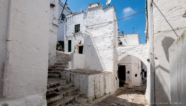 A view of the old town of Ostuni