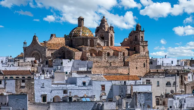 Special view of the Ostuni Cathedral