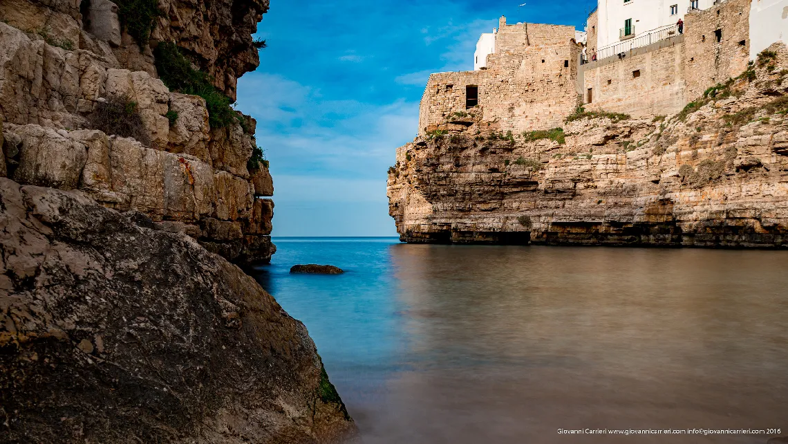 Cala Monachile particular at Polignano a Mare