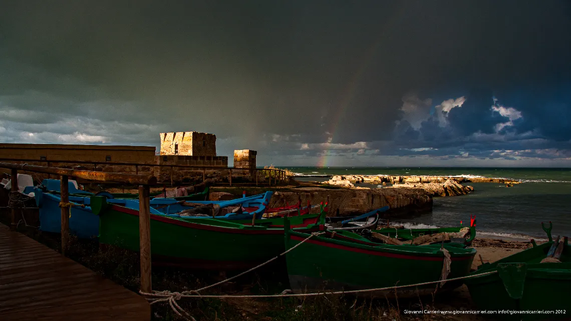 view of San Vito - village of Polignano a Mare, Puglia